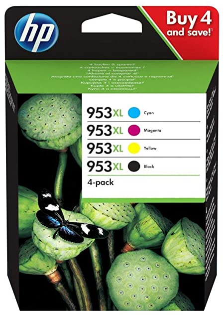 HP  953XL 4-pack - High Yield Black Yellow Cyan Magenta ink cartridges