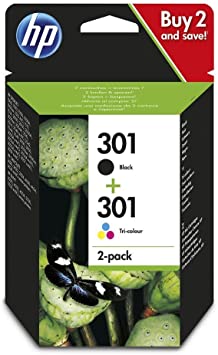 Genuine HP 301 Combo / 301XL Black & Colour Ink Cartridges in Date - Choose  Ink