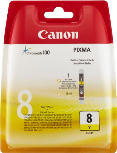 Canon CLI 8Y - Ink tank - 1 x yellow