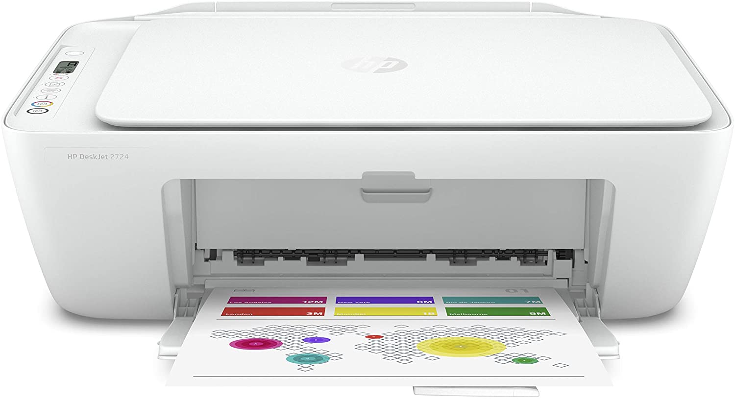 HP DeskJet 2820eAll-in-One Printer with Wireless Printing, Instant Ink with 2 Months Trial, White