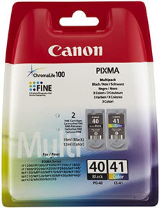 Canon PG-40 CL-41 black & colour Original Ink Cartridges