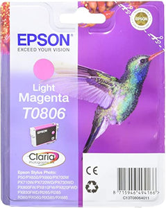 Epson C13T08064011 St PHRX265 Phototographic 7.4 ml 590 Pages Ink Cartridge – hellmagenta, Packaging may vary