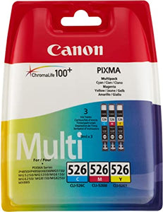 Canon CLI-526 Ink Cartridge - Cyan/Magenta/Yellow (Multi-Pack)