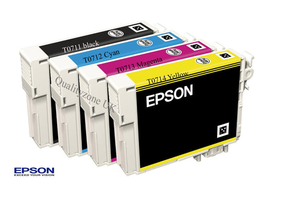 Epson Original T0715 Multipack Ink Cartridges Set C13T071540A0 T0711 T0712 T0713