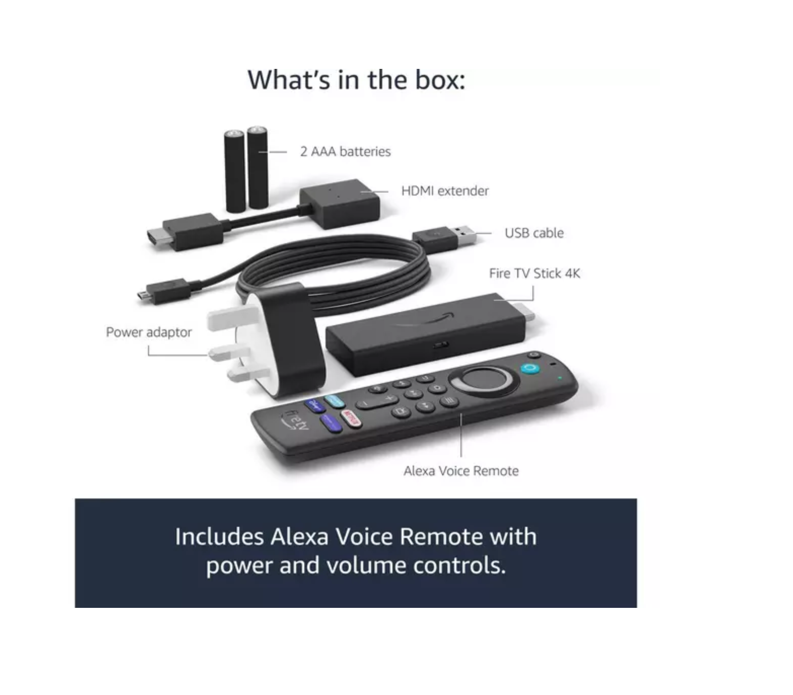 Fire TV Stick 4k Ultra HD Streaming Media Player Alexa Voice Remote control  841667144719
