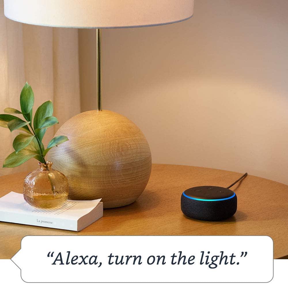 Echo Dot (3rd Gen) - with Alexa and Bluetooth - Charcoal (BLACK)