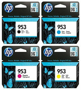 Genuine HP 953 Ink Cartridges Officejet Pro 7720 L0S58AE F6U14AE F6U12AE Set 4
